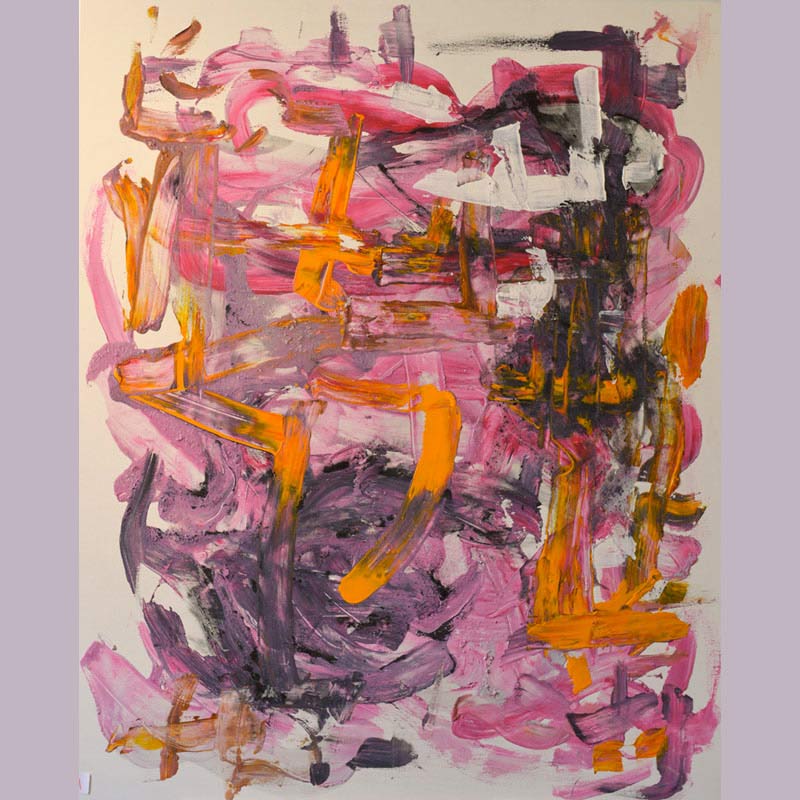 Eva March — BOULLONEMENTROSE — 100x81 cm