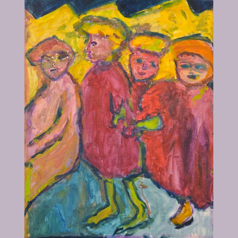 Eva March — LESENFANTSDUDESERT — 80x65 cm