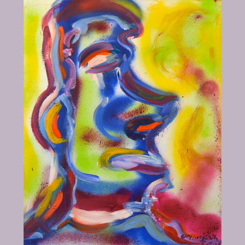 Eva March — MOIAAUNEZBLEU — 65x54 cm