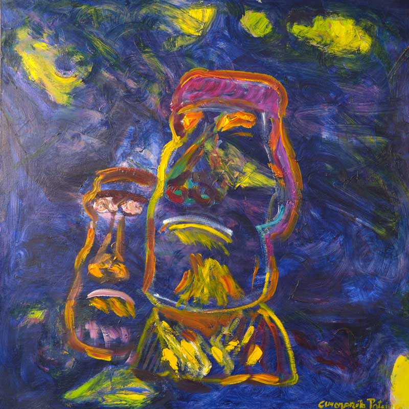 Eva March — MOIADENUIT — 100x100 cm