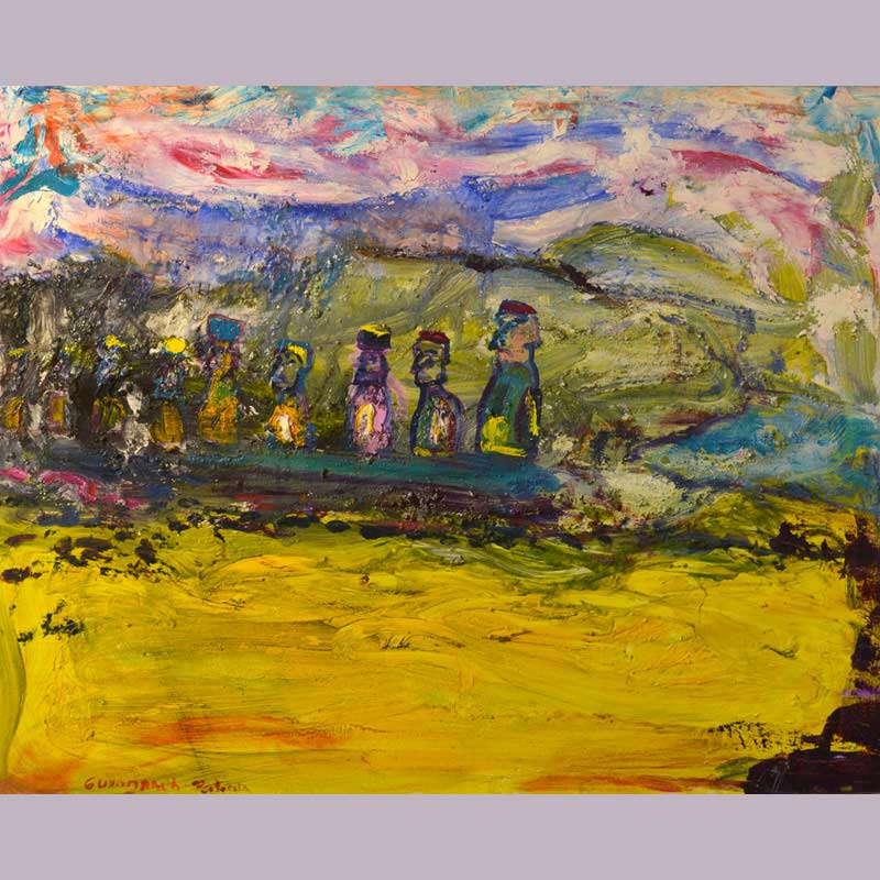 Eva March — WALL OF MOIA — 73x60 cm