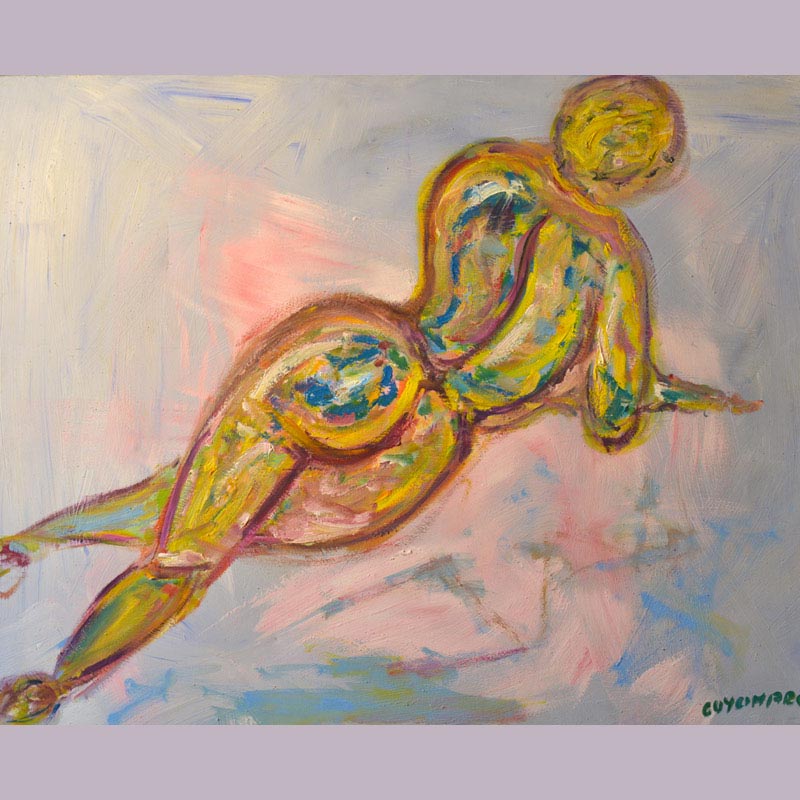 Eva March — NUBLUE — 100x81 cm