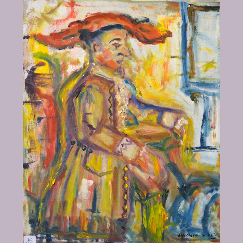 Eva March — LE COCHER — 73x60 cm