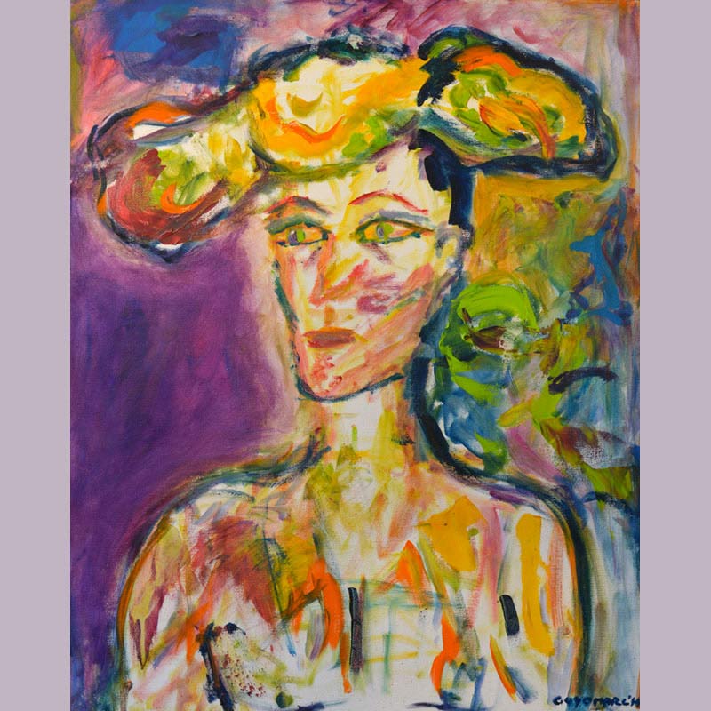 Eva March — LE COCHER III — 80x73 cm