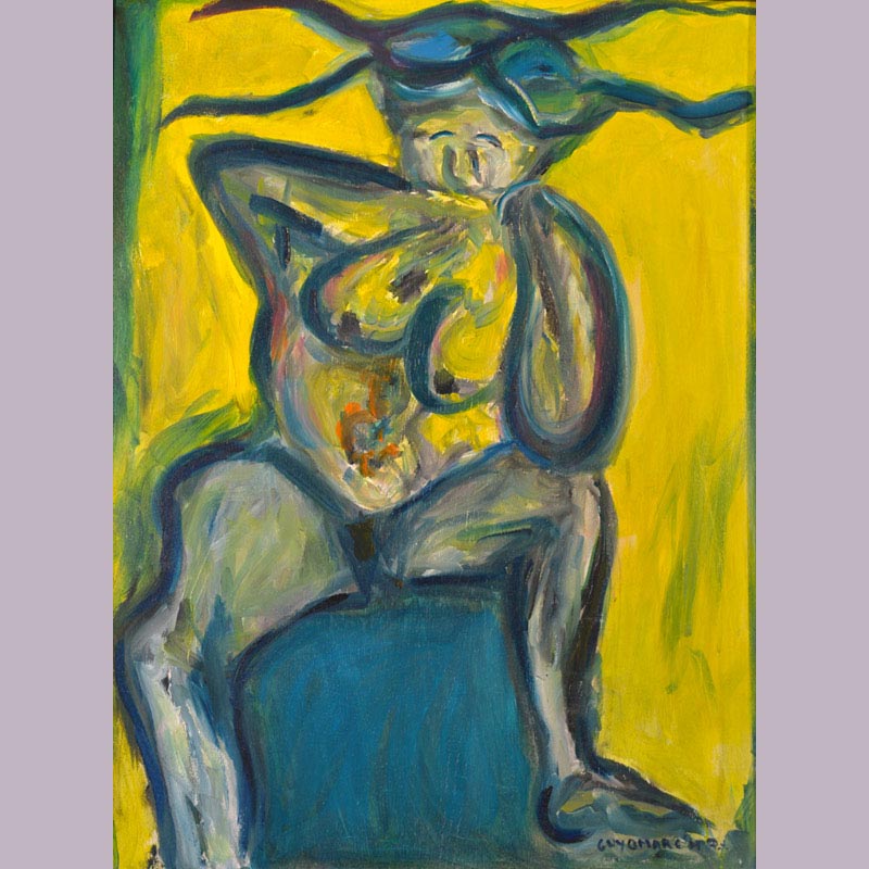 Eva March — LE PENSEUR — 80x60 cm