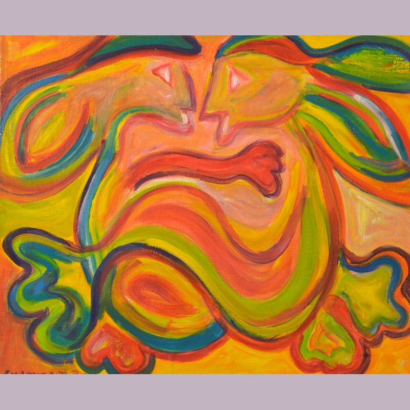 Eva March — FUSION III — 65x54 cm