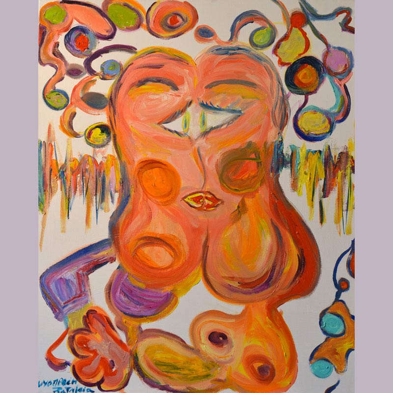 Eva March — LEBAISER 1 — 100x81 cm