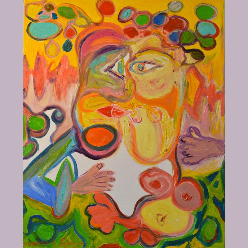 Eva March — LEBAISER 2 — 100x81 cm
