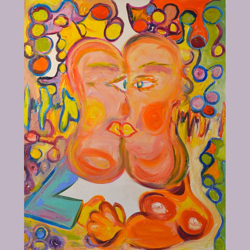 Eva March — LEBAISER 3 — 100x81 cm