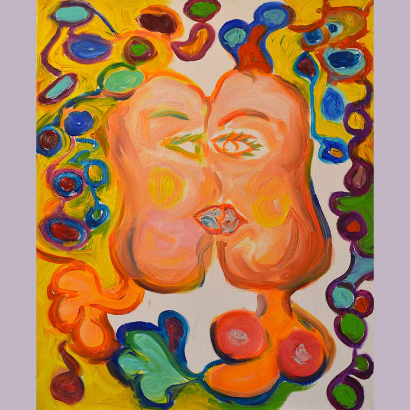 Eva March — LEBAISER 6 — 73x60 cm
