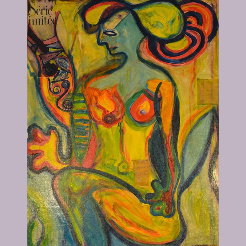 Eva March — LARLEQUIN — 80x65 cm