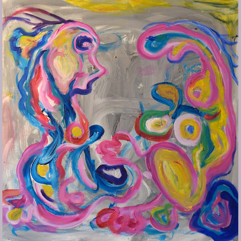 Eva March — LA SEDUCTION — 90x90 cm